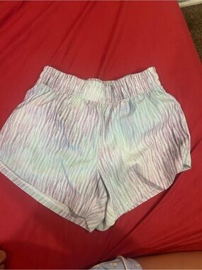 DSG Light Blue and Lavender Striped Kids Shorts